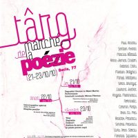 Marché Poésie Institut Francais Bucarest