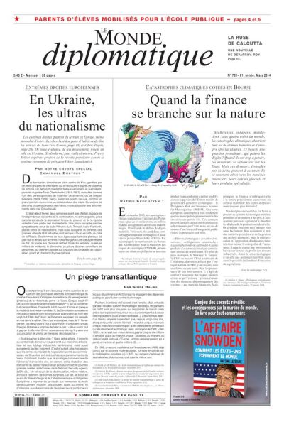 Monde Diplomatique mars 2014